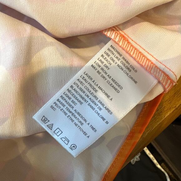 Urban Outfitters Mallory Orange Groovy Print Mini Dress NWT Size Small Festival - Picture 10 of 12